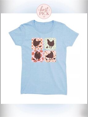 Lost Creek Women's Short-Sleeve Chicken Graphic T-Shirt